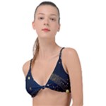 Starsstar Glitter Knot Up Bikini Top