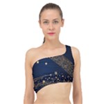 Starsstar Glitter Spliced Up Bikini Top 