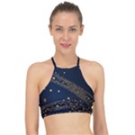 Starsstar Glitter Halter Bikini Top