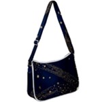 Starsstar Glitter Zip Up Shoulder Bag