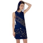 Starsstar Glitter Racer Back Hoodie Dress