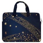 Starsstar Glitter MacBook Pro 13  Double Pocket Laptop Bag