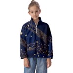 Starsstar Glitter Kids  Half Zip Hoodie