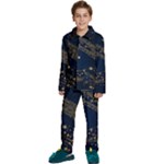 Starsstar Glitter Kids  Long Sleeve Velvet Pajamas Set