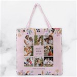 Personalized Best Mom Ever Any Text Photo Tote Bag Grocery Tote Bag