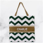 Personalized Monogram Name Any Text Tote Bag Grocery Tote Bag