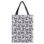 Erotic Pants Motif Black And White Graphic Pattern Black Backgrond Classic Tote Bag