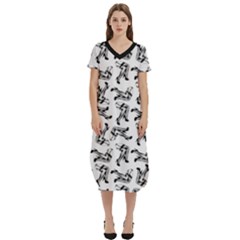 T-Shirt Midi Dress With Pockets 