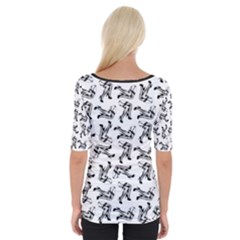 Wide Neckline T-Shirt 