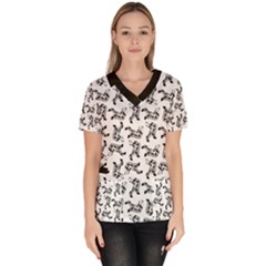 Women s V-Neck Scrub Top 