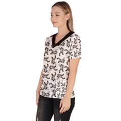 Women s V-Neck Scrub Top 