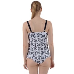 Twist Front Tankini Set 