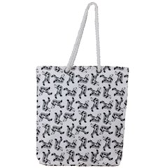 Full Print Rope Handle Tote (Large) 