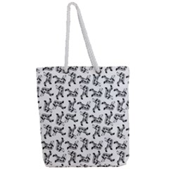 Full Print Rope Handle Tote (Large) 