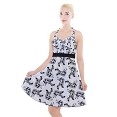 Halter Party Swing Dress  