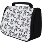 Erotic Pants Motif Black And White Graphic Pattern Black Backgrond Full Print Travel Pouch (Big)