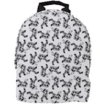 Erotic Pants Motif Black And White Graphic Pattern Black Backgrond Mini Full Print Backpack