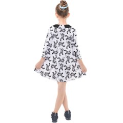 Kids  Quarter Sleeve Shirt Dress 