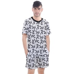 Men s Mesh T-Shirt and Shorts Set 