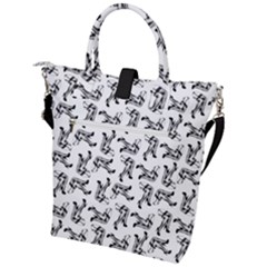 Buckle Top Tote Bag 