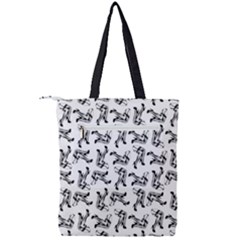 Double Zip Up Tote Bag 