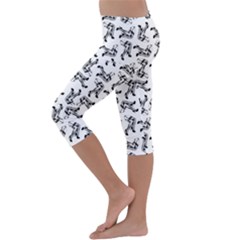 Kids  Lightweight Velour Capri Leggings  