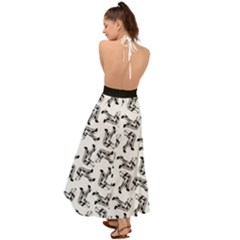 Backless Maxi Beach Dress 