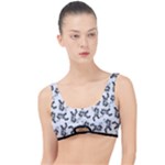 Erotic Pants Motif Black And White Graphic Pattern Black Backgrond The Little Details Bikini Top