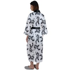 Maxi Satin Kimono 