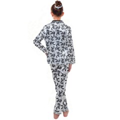 Kids  Satin Long Sleeve Pajamas Set 