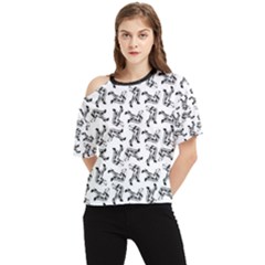 One Shoulder Cut Out T-Shirt 