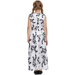 Kids  Satin Sleeveless Maxi Dress 