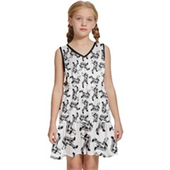 Kids  Sleeveless Tiered Mini Dress 