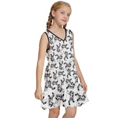 Kids  Sleeveless Tiered Mini Dress 