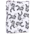 Erotic Pants Motif Black And White Graphic Pattern Black Backgrond Playing Cards Single Design (Rectangle) with Custom Box