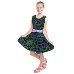 Kids  Short Sleeve Dress 