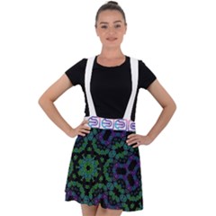 Velvet Suspender Skater Skirt 