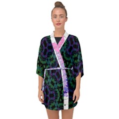 Half Sleeve Chiffon Kimono 