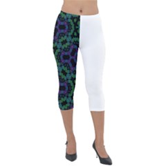 Lightweight Velour Capri Leggings  