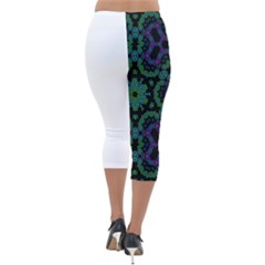 Lightweight Velour Capri Leggings  