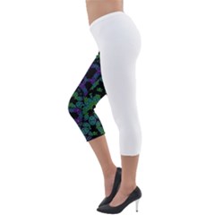 Lightweight Velour Capri Leggings  