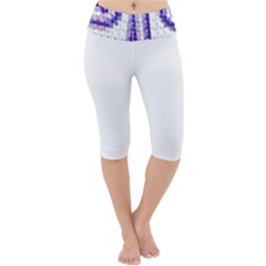 Lightweight Velour Cropped Yoga Leggings 