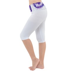 Lightweight Velour Cropped Yoga Leggings 