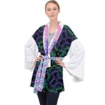 PAYPERCAPRURE DRESS COLLECTION  Long Sleeve Velvet Kimono 