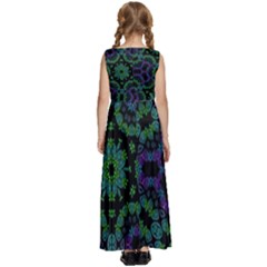 Kids  Satin Sleeveless Maxi Dress 