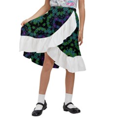 Kids  Ruffle Flared Wrap Midi Skirt 