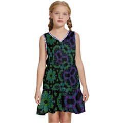 Kids  Sleeveless Tiered Mini Dress 