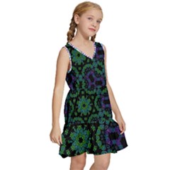 Kids  Sleeveless Tiered Mini Dress 