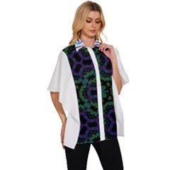 Women s Batwing Button Up Shirt 