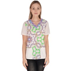 Women s V-Neck Scrub Top 